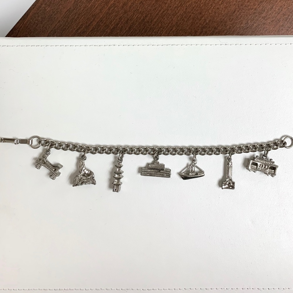 Vintage SF Souvenir Charm Bracelet